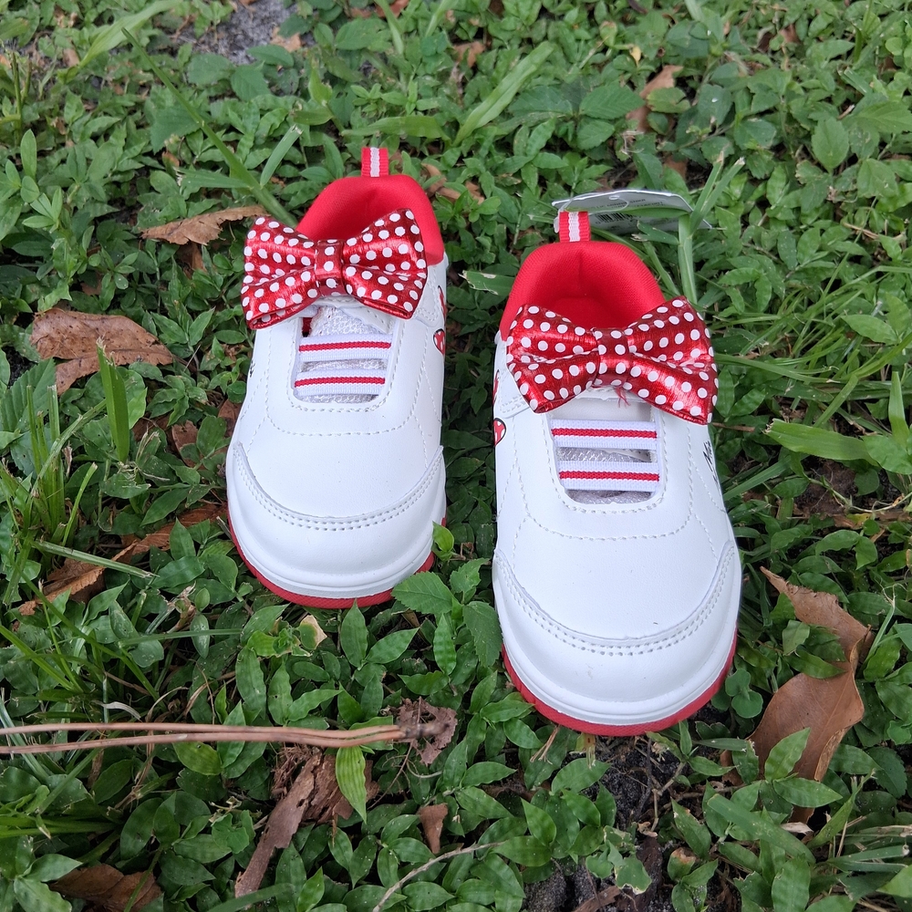 Disney Infant Girls Minnie Mouse Velcro Sneaker - Picture 4 of 6